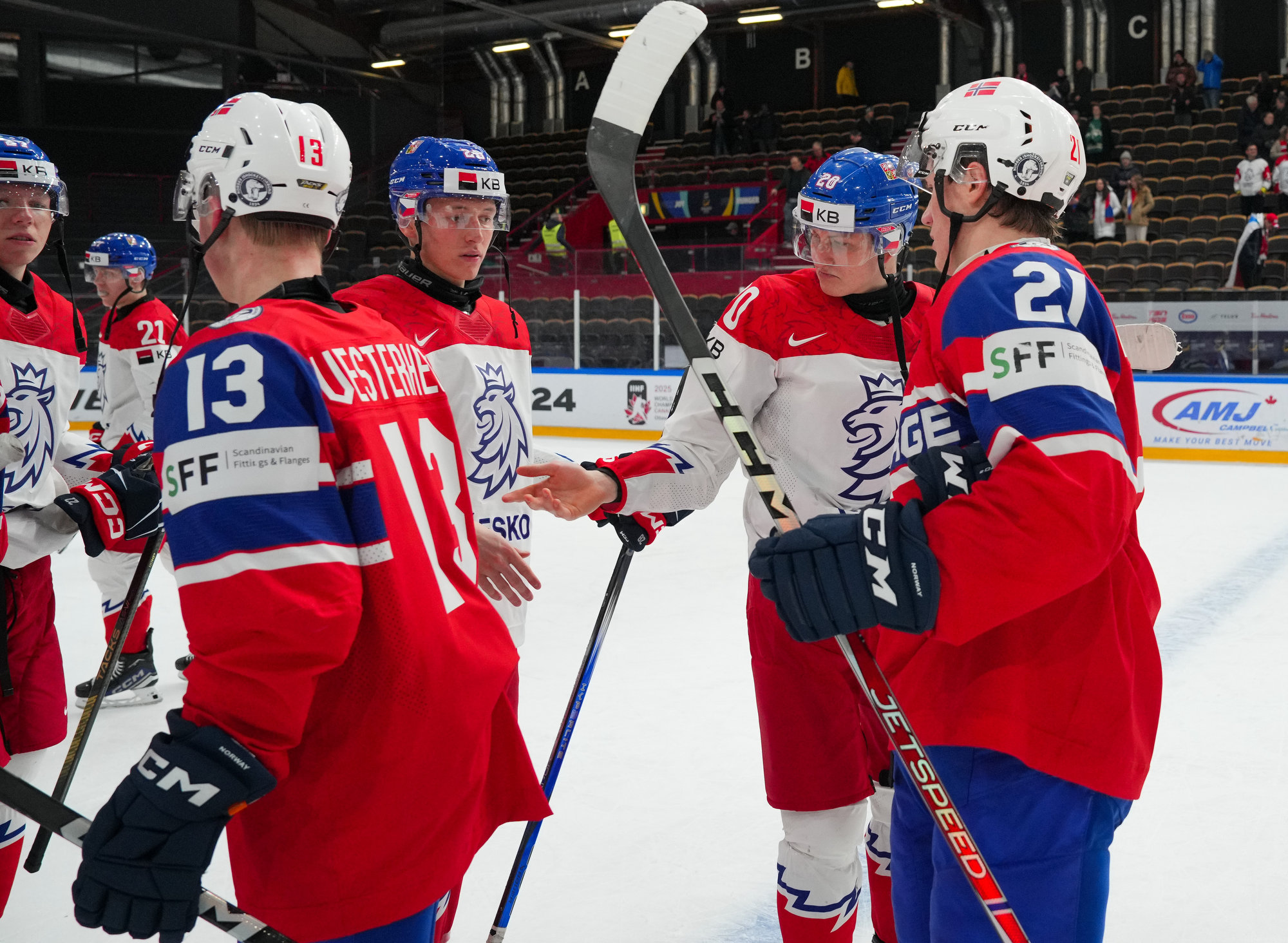 IIHF Gallery Norway vs Czechia 2024 IIHF World Junior Championship