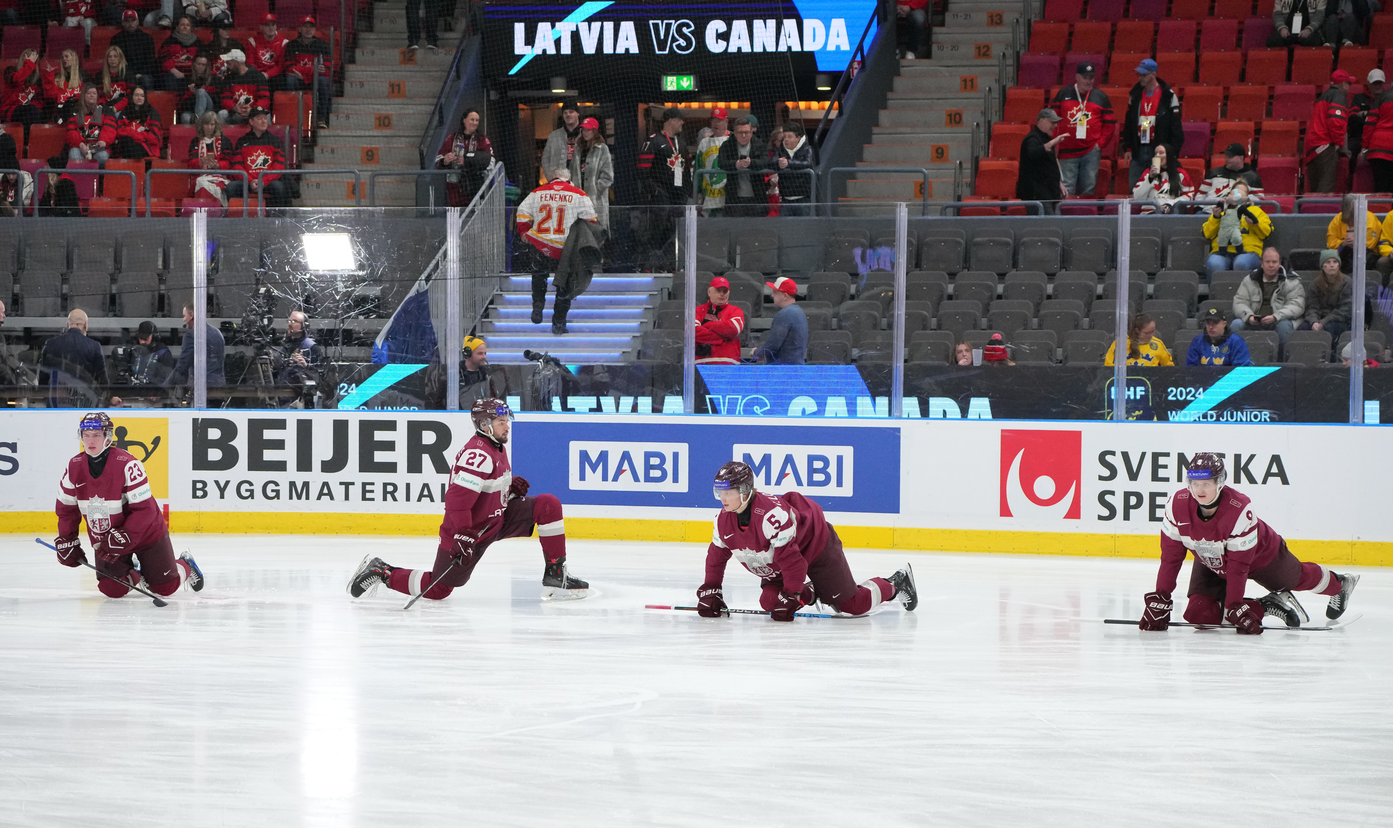 IIHF Gallery Latvia vs Canada 2024 IIHF World Junior Championship