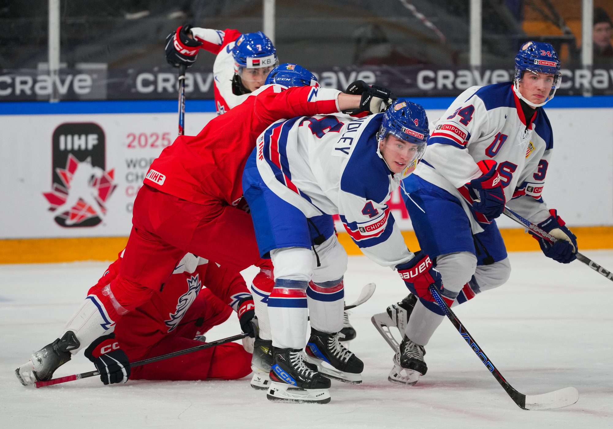 IIHF - CZE - USA 29.12.2023 - 2024 IIHF WORLD JUNIOR CHAMPIONSHIP ...