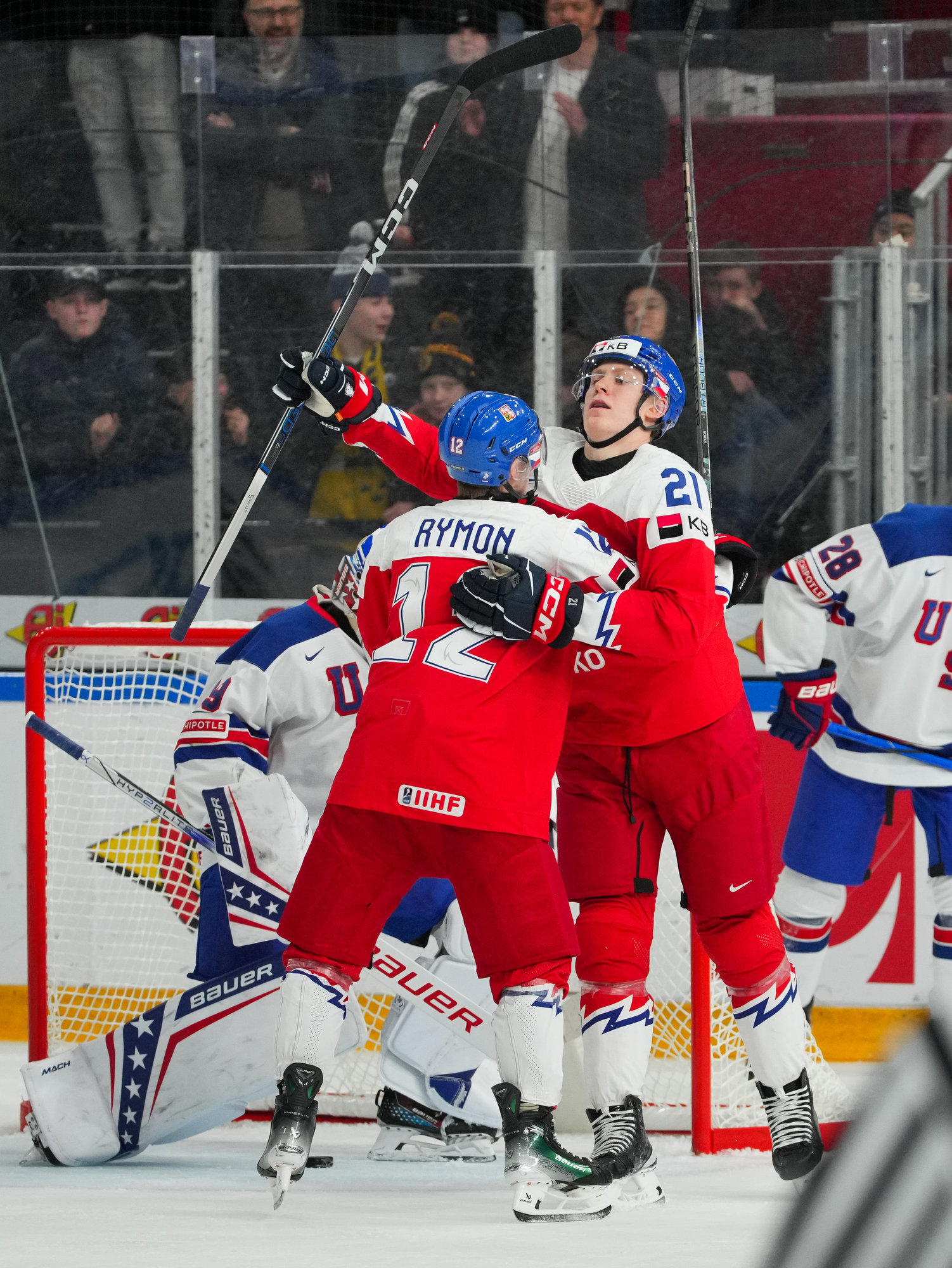 IIHF CZE USA 29.12.2023 2024 IIHF WORLD JUNIOR CHAMPIONSHIP