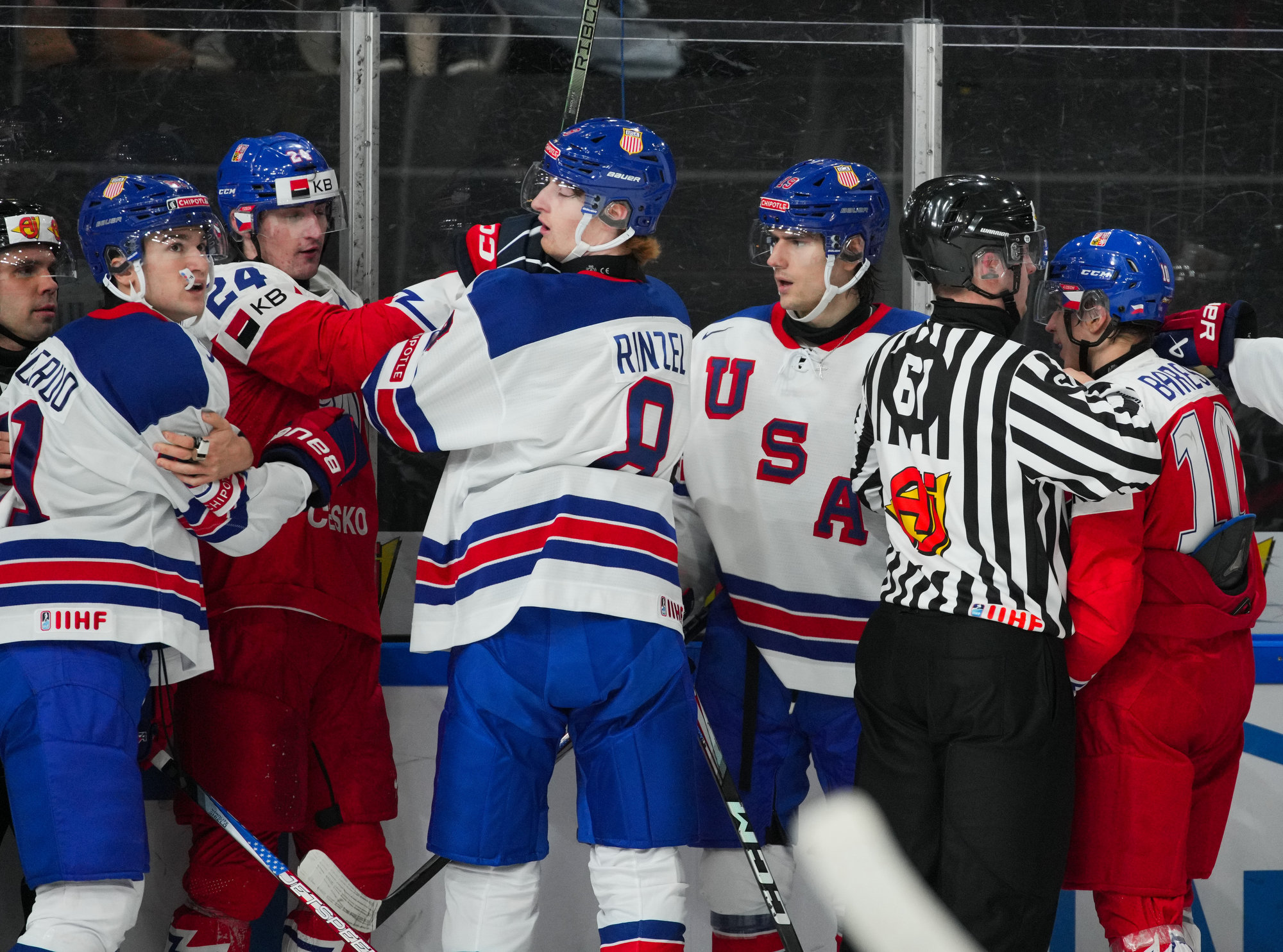 IIHF - CZE - USA 29.12.2023 - 2024 IIHF WORLD JUNIOR CHAMPIONSHIP ...