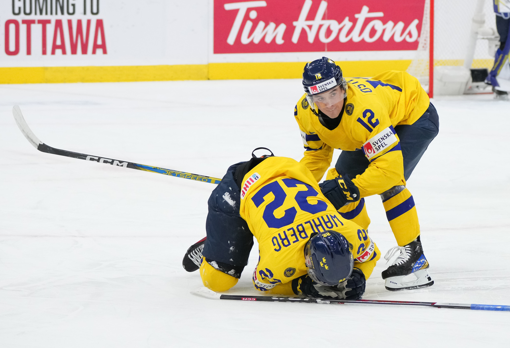 IIHF Gallery Sweden vs Finland 2024 IIHF World Junior Championship