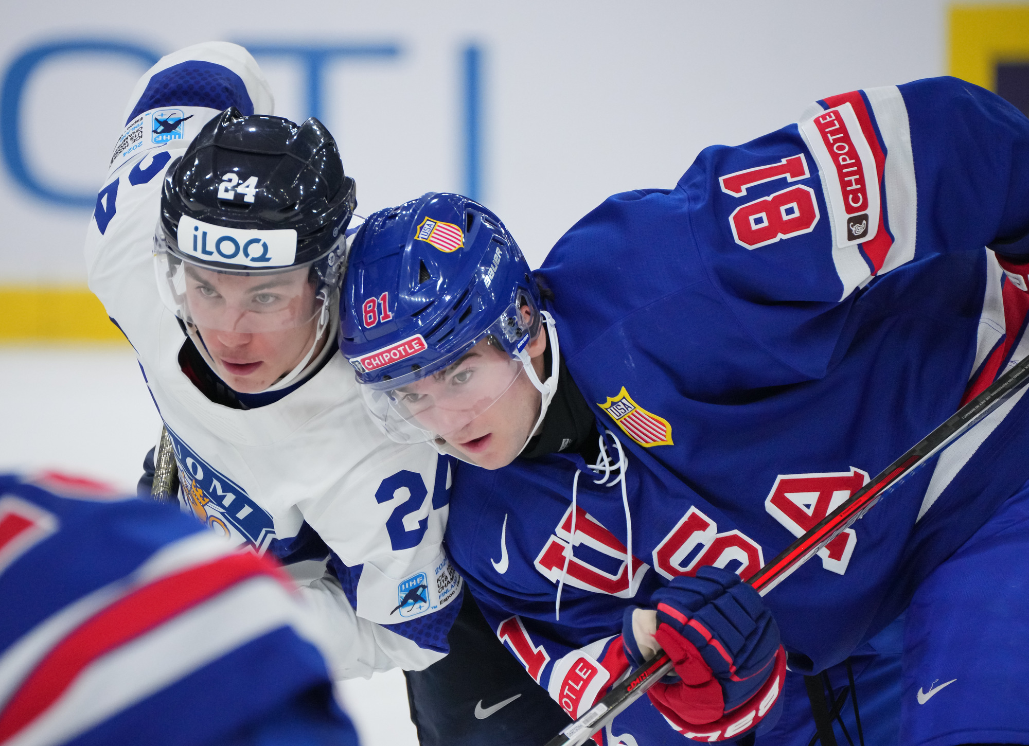 IIHF Gallery United States vs Finland (SF) 2024 IIHF World Junior