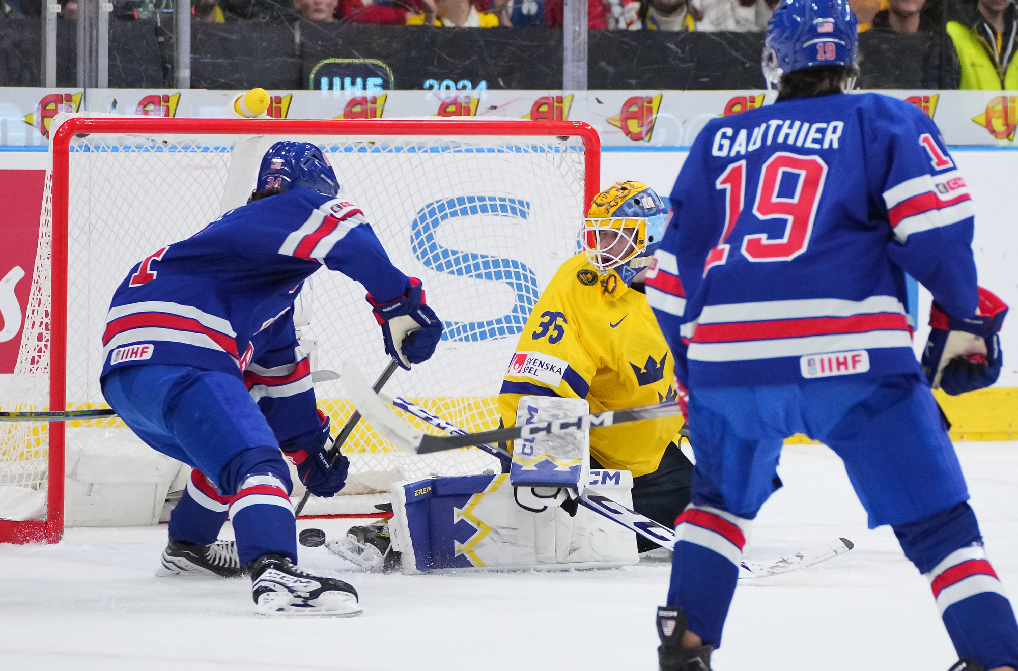 IIHF USA SWE 05.01.2024 2024 IIHF WORLD JUNIOR CHAMPIONSHIP