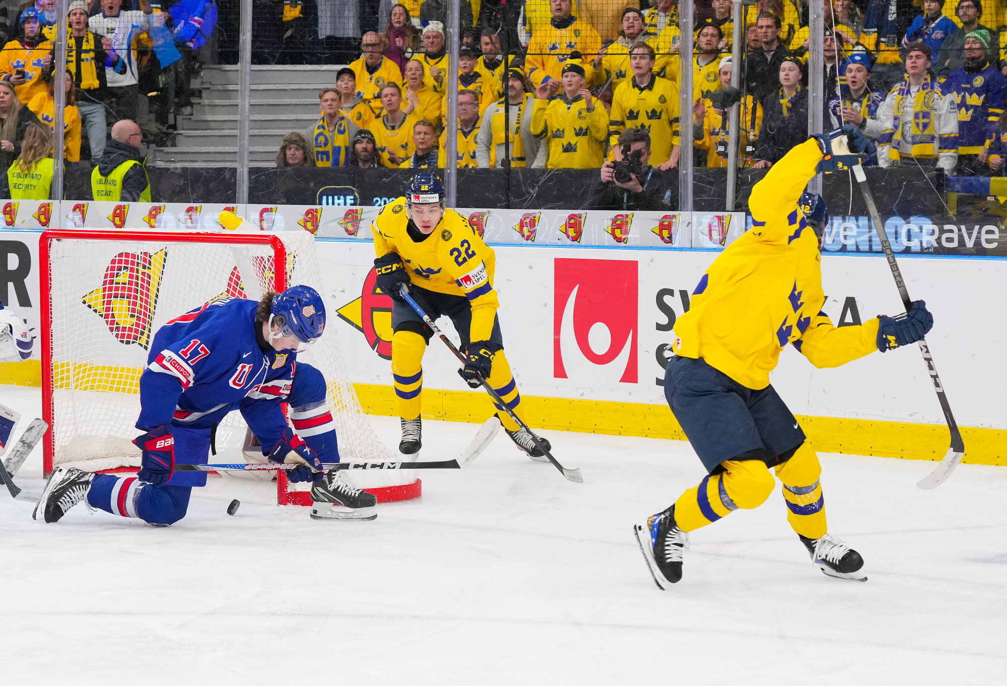 IIHF USA SWE 05.01.2024 2024 IIHF WORLD JUNIOR CHAMPIONSHIP