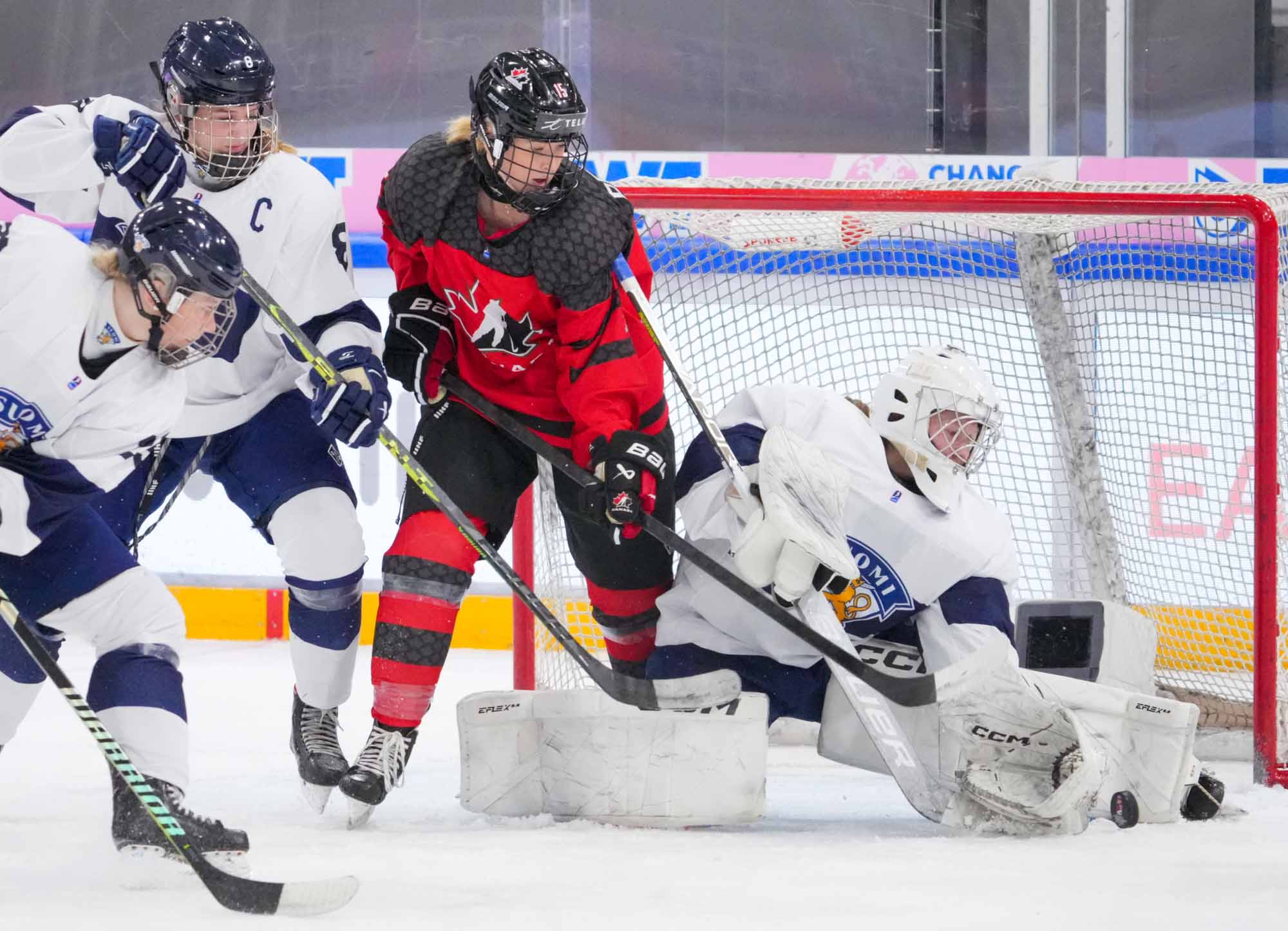 IIHF Gallery Canada vs Finland 2024 IIHF Ice Hockey U18 Women's