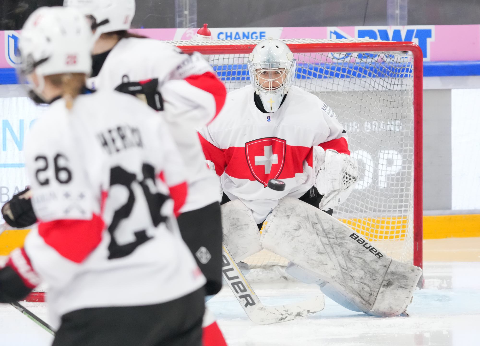 IIHF Gallery Switzerland vs Germany 2024 IIHF Ice Hockey U18 Women