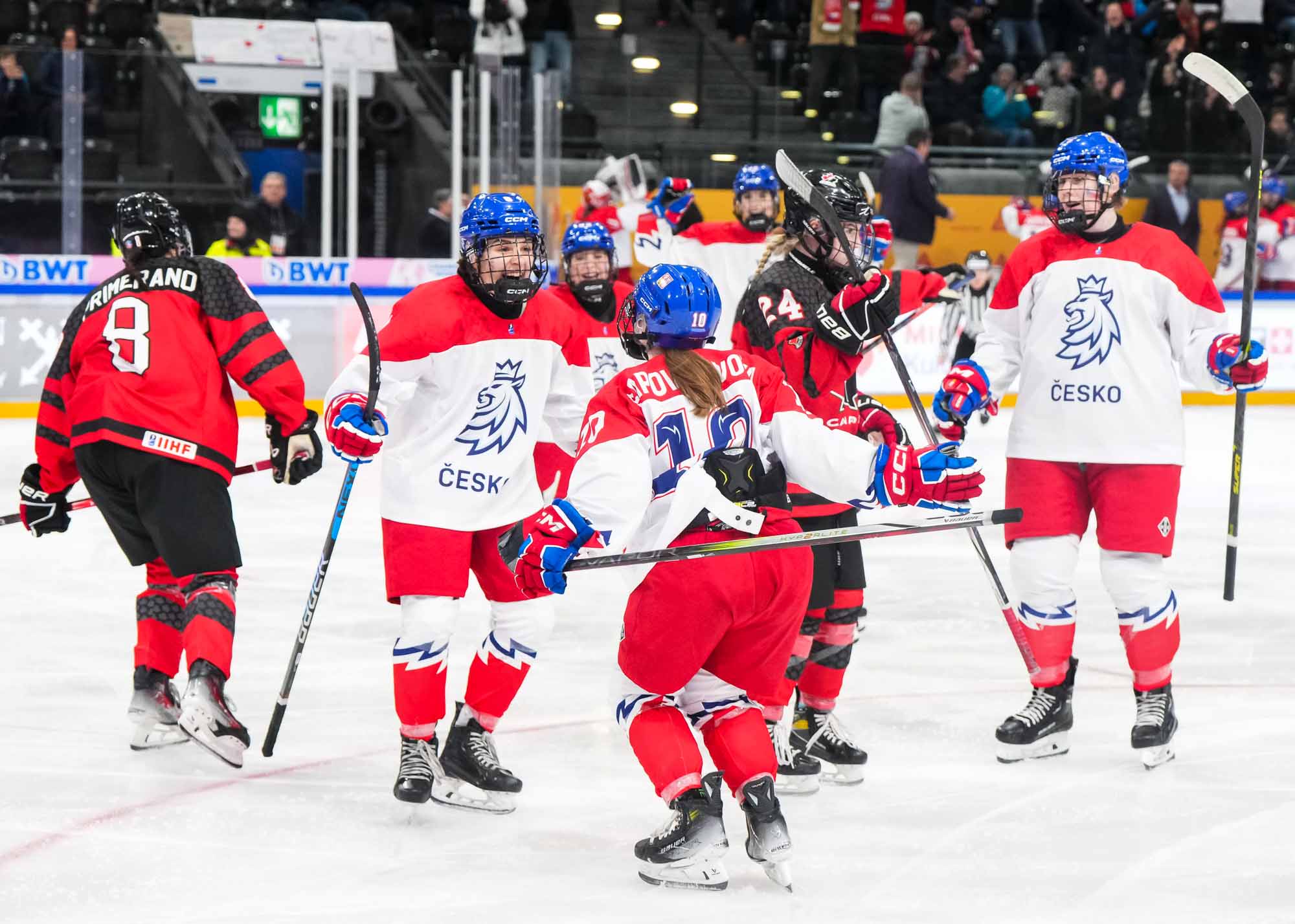 IIHF Gallery Canada vs Czechia 2024 IIHF Ice Hockey U18 Women's World Championship