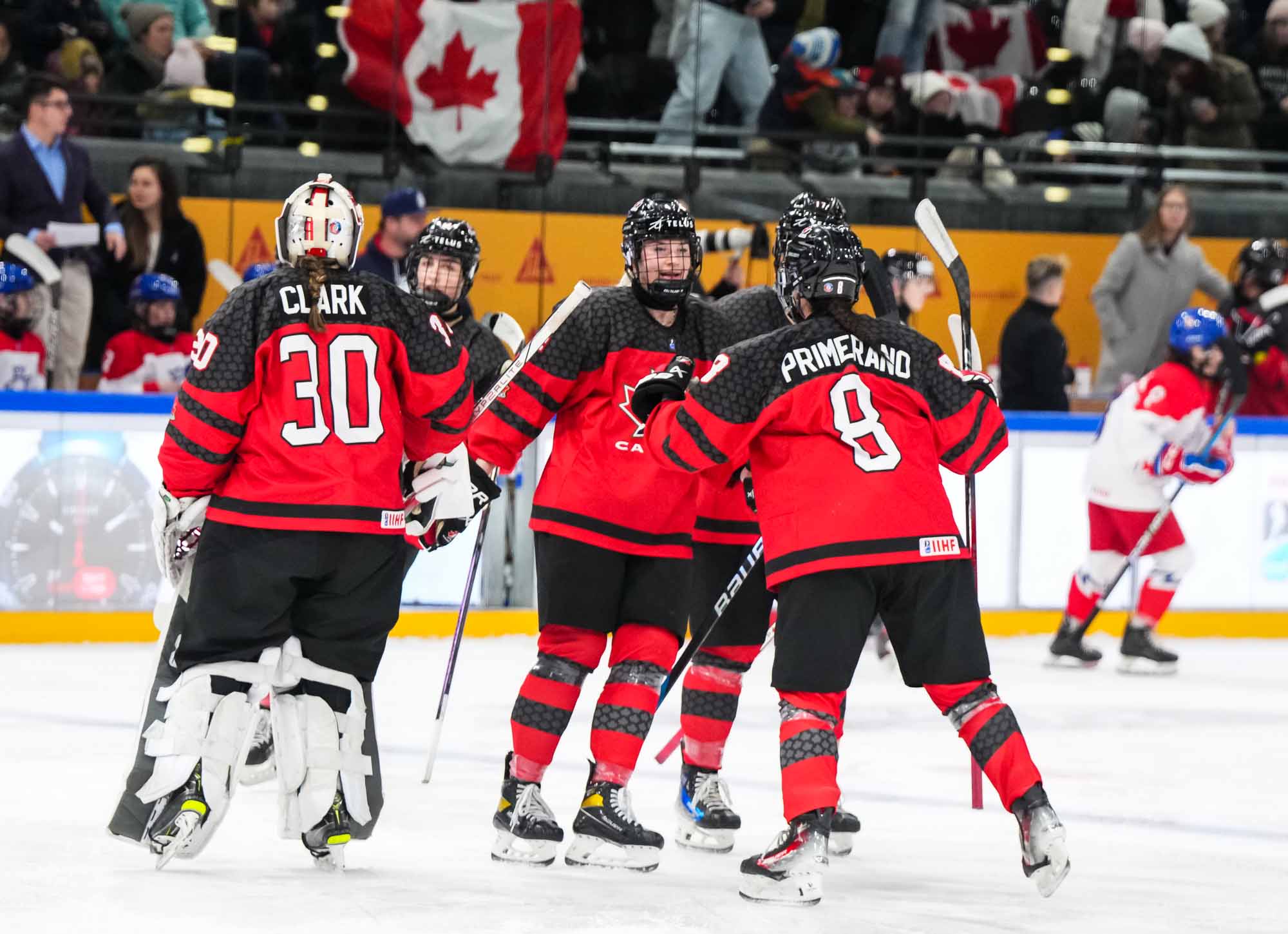 IIHF - Gallery: Canada vs Czechia - 2024 IIHF Ice Hockey U18 Women's ...