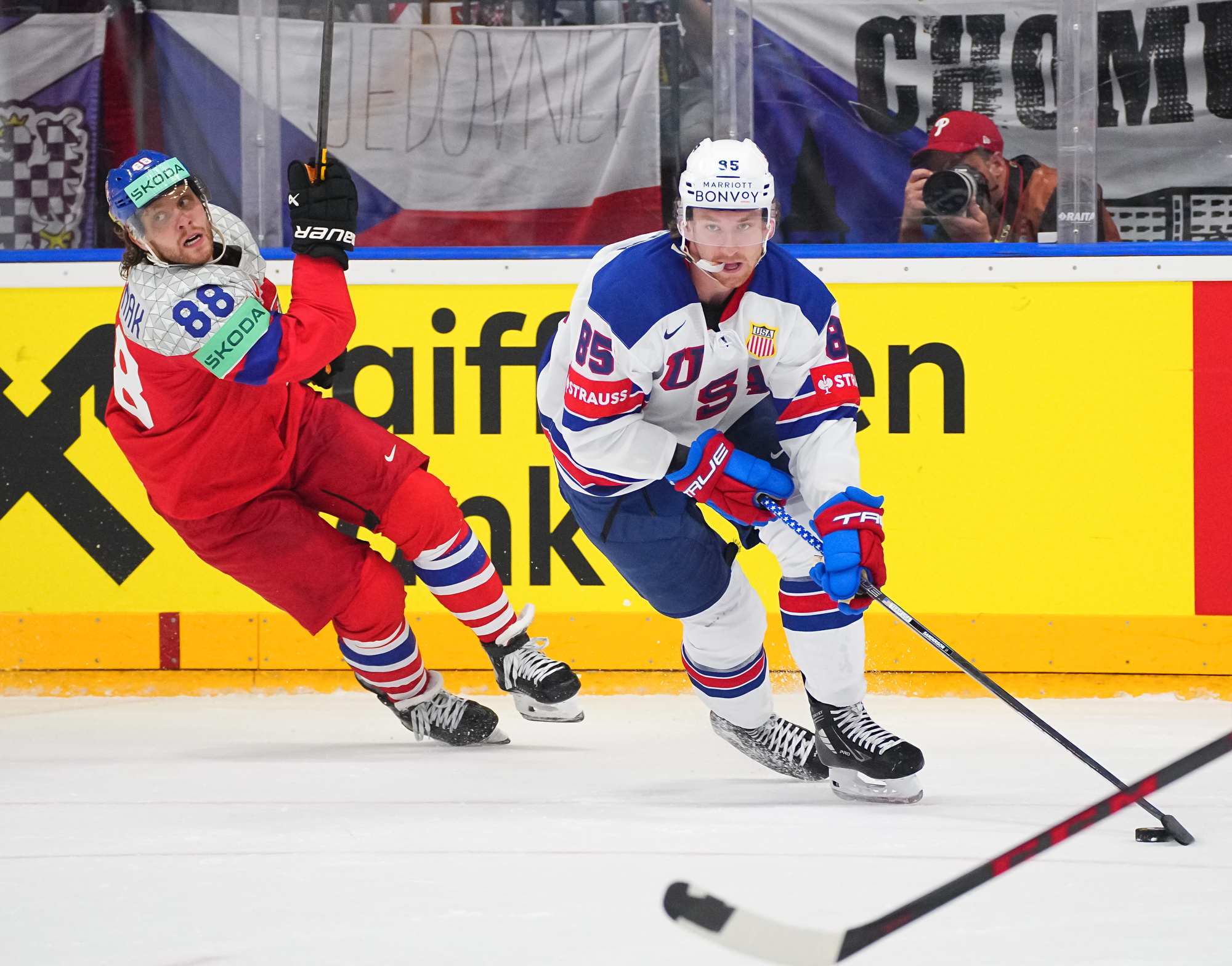 IIHF - Gallery: United States vs Czechia (QF) - 2024 IIHF Ice 
