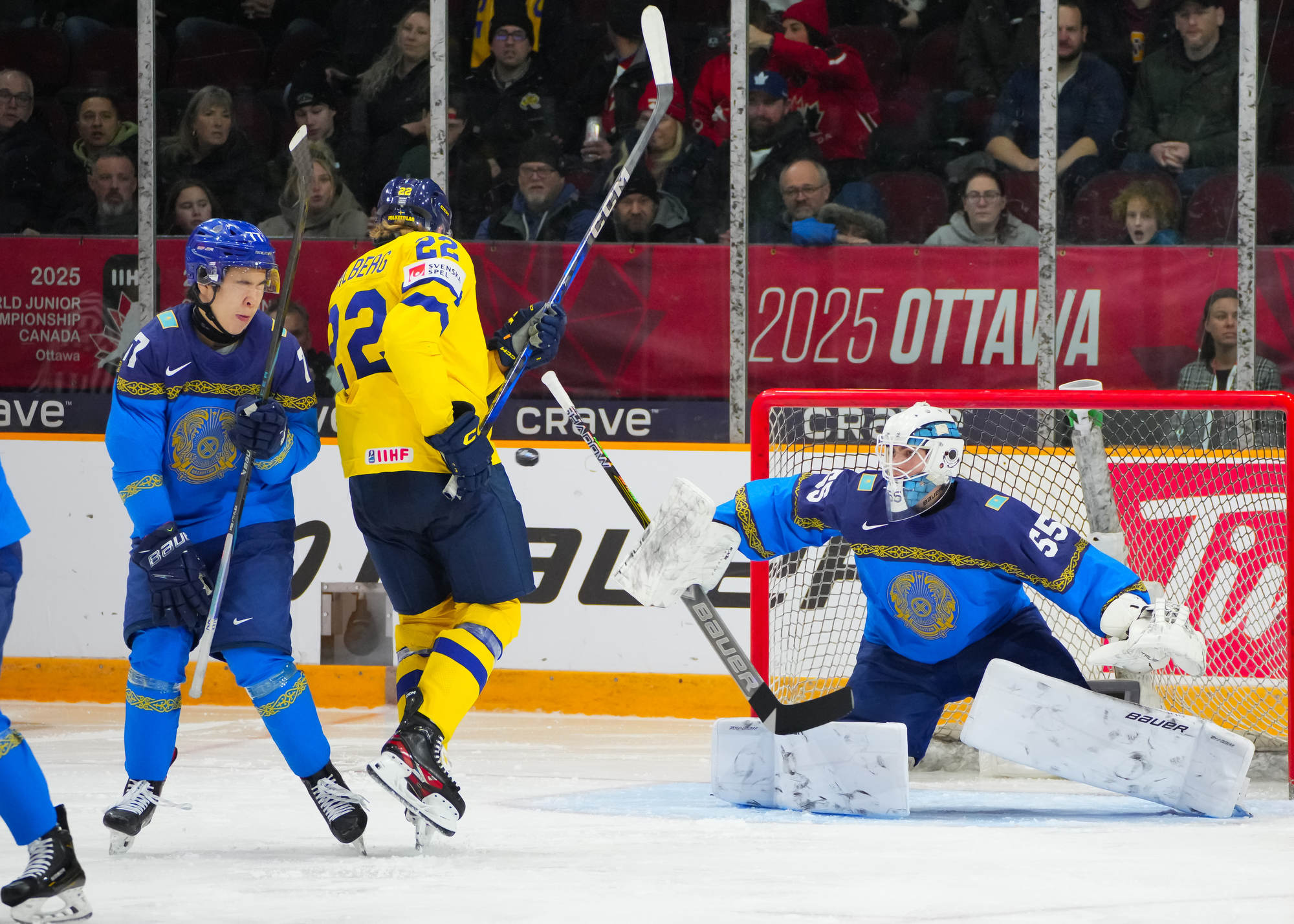 IIHF Gallery Sweden vs Kazakhstan 2025 IIHF World Junior Championship