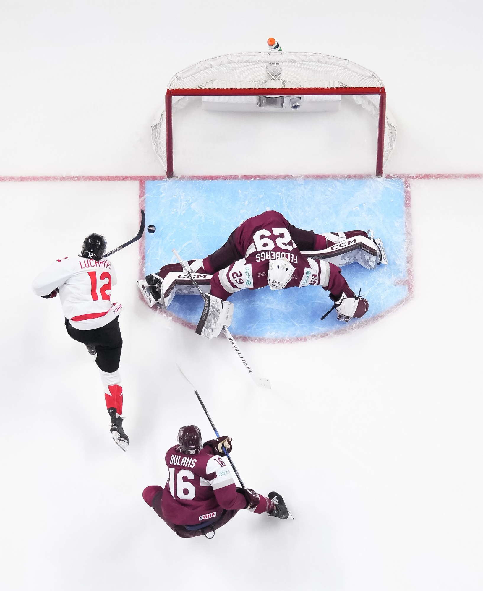 IIHF Gallery Latvia vs Canada 2025 IIHF World Junior Championship