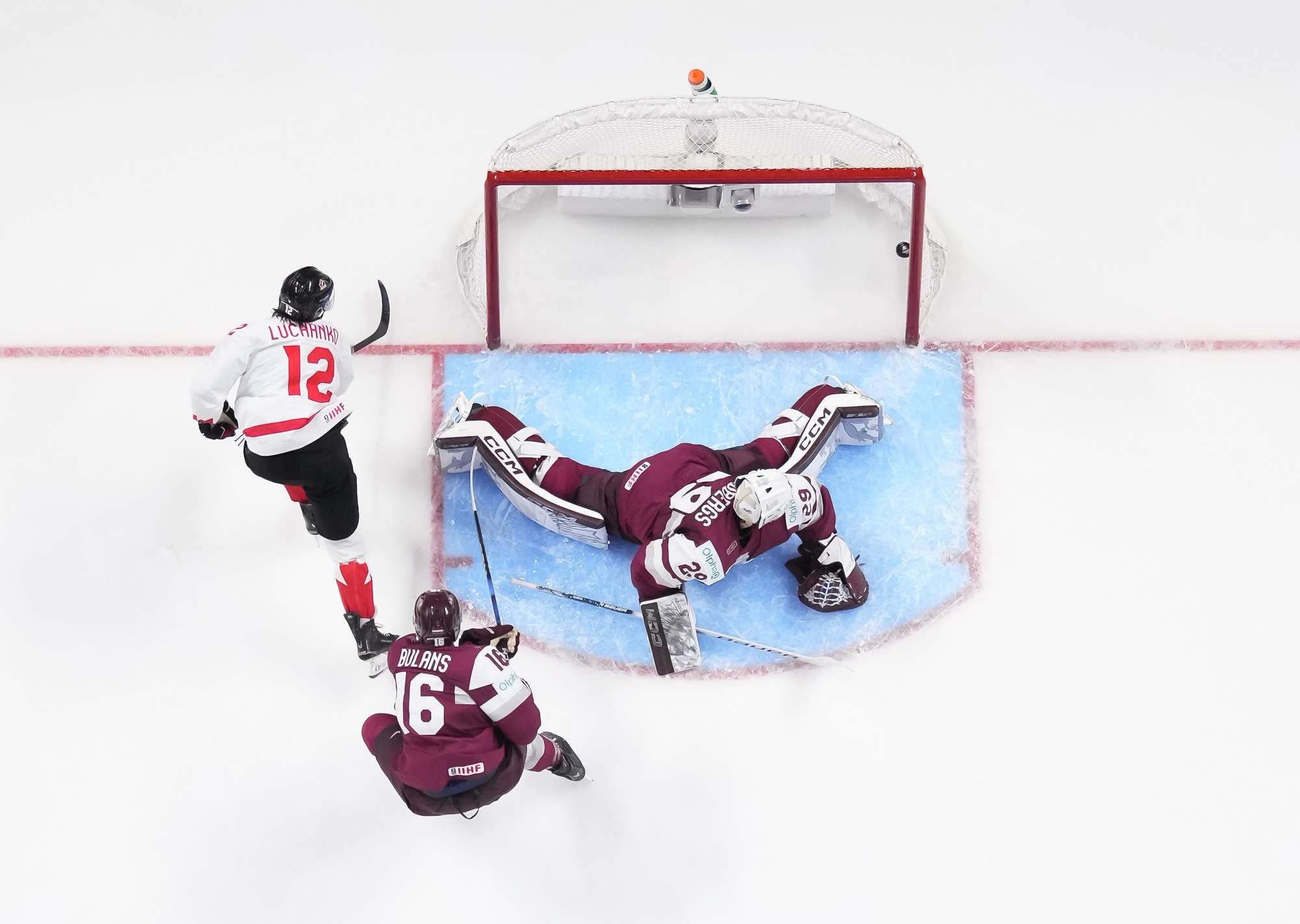 IIHF Gallery Latvia vs Canada 2025 IIHF World Junior Championship
