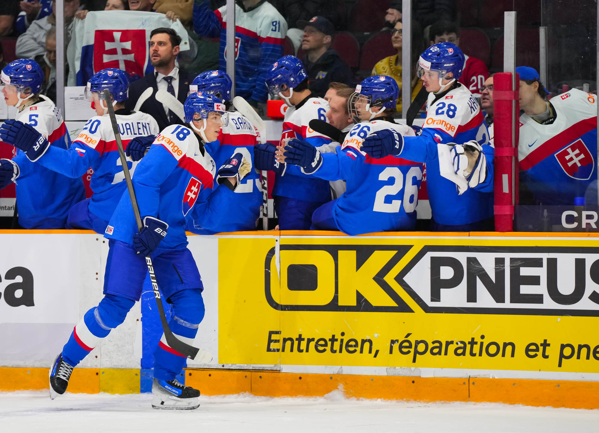 IIHF Gallery Slovakia vs Kazakhstan 2025 IIHF World Junior