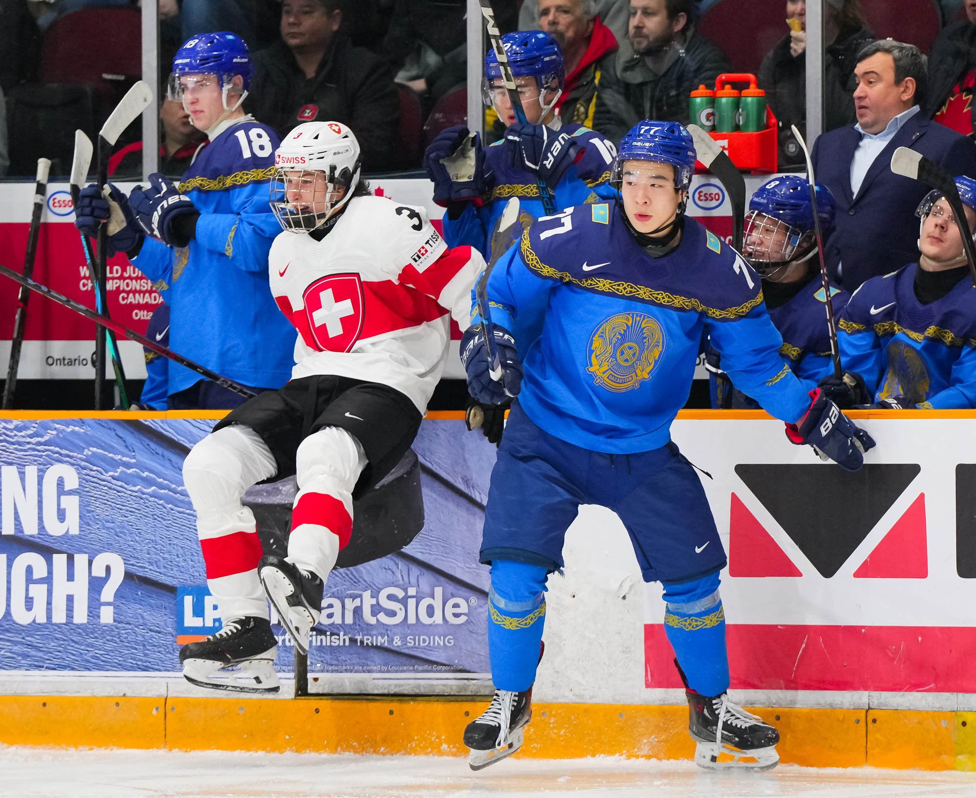 IIHF Gallery Kazakhstan vs Switzerland 2025 IIHF World Junior