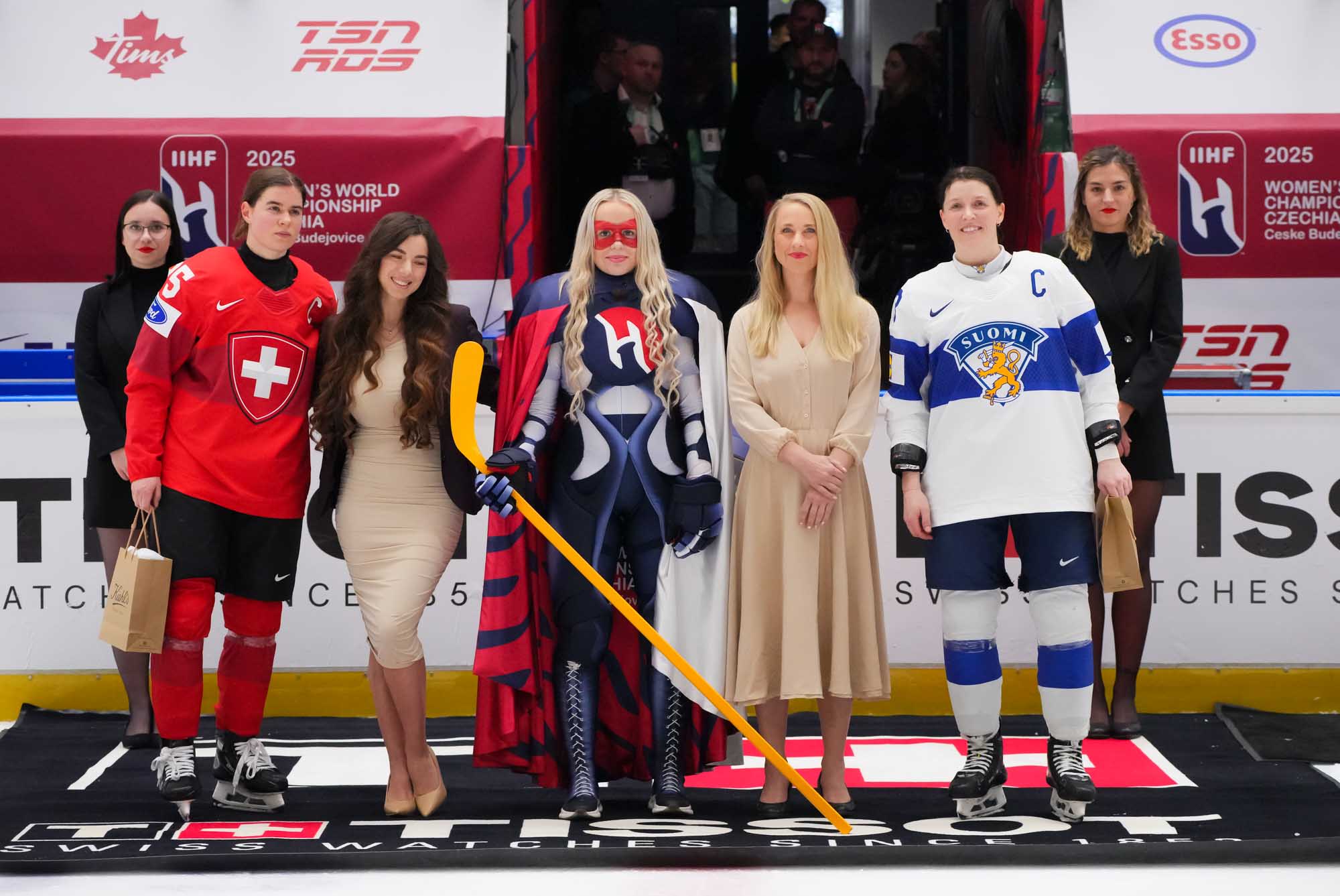 IIHF - Gallery: Switzerland vs Finland - 2025 IIHF Women's World