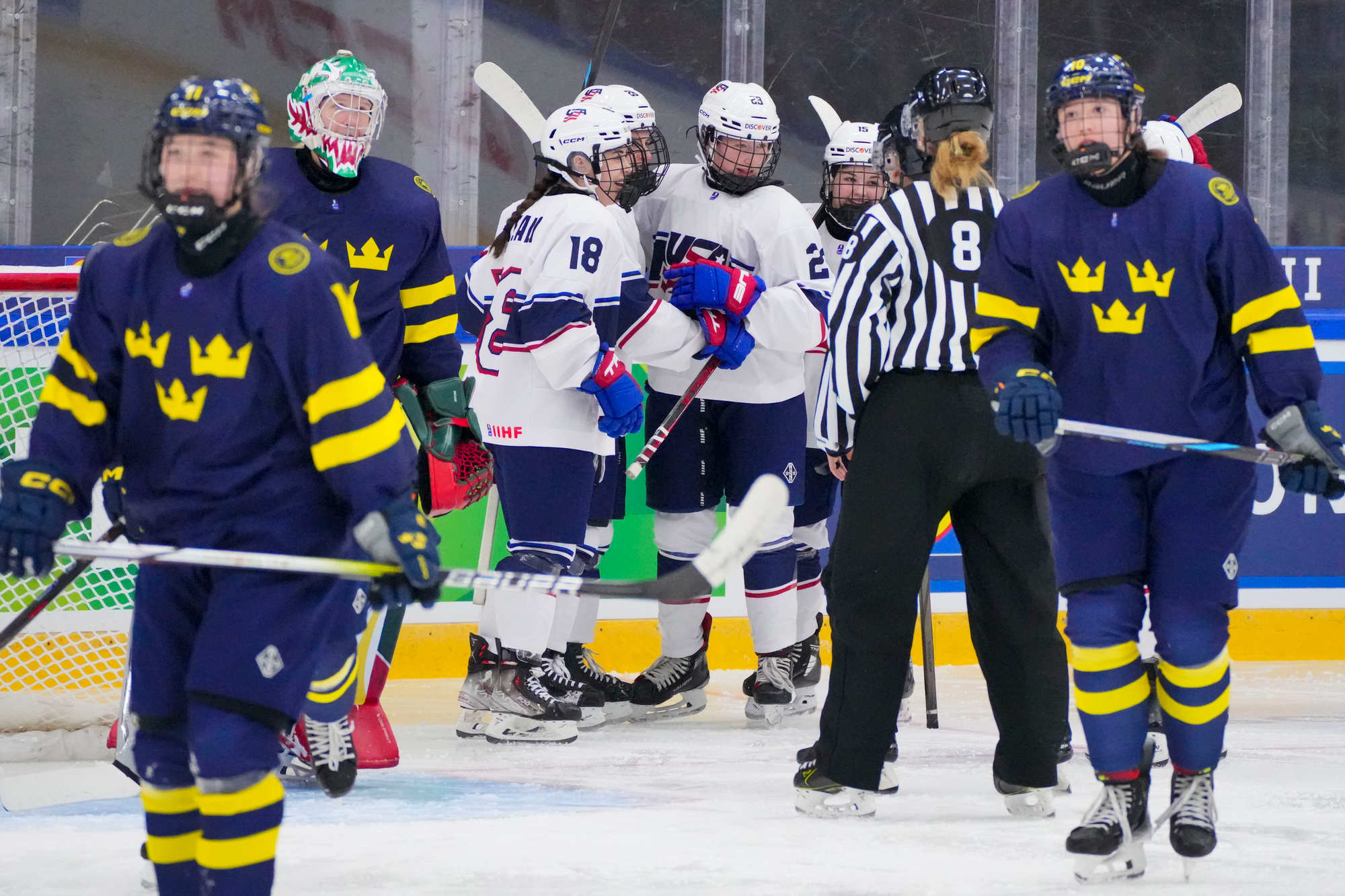 IIHF Gallery Sweden vs United States 2025 IIHF u18 Women