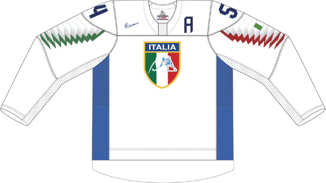 italian national hockey team jersey