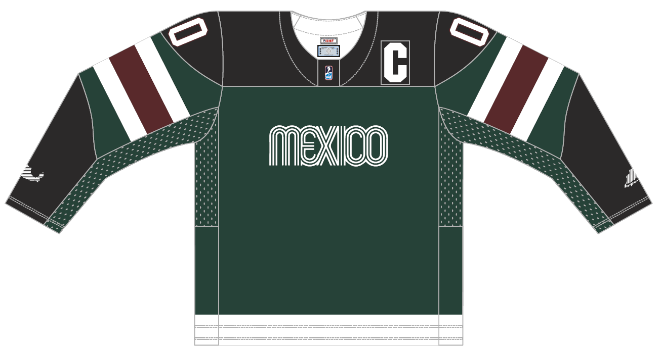 mexico ice hockey jersey