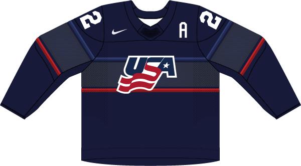 Nike USA Hockey Hilary Knight Home 2022 Olympic Jersey