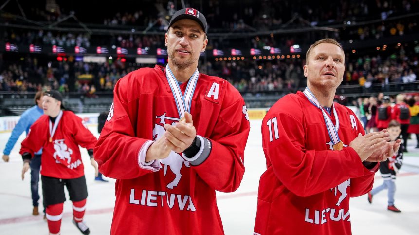 Kasparaitis back on stage - 2018 IIHF Ice Hockey World Championship  Division I Group B - Kaunas, Lithuania - International Ice Hockey  Federation IIHF