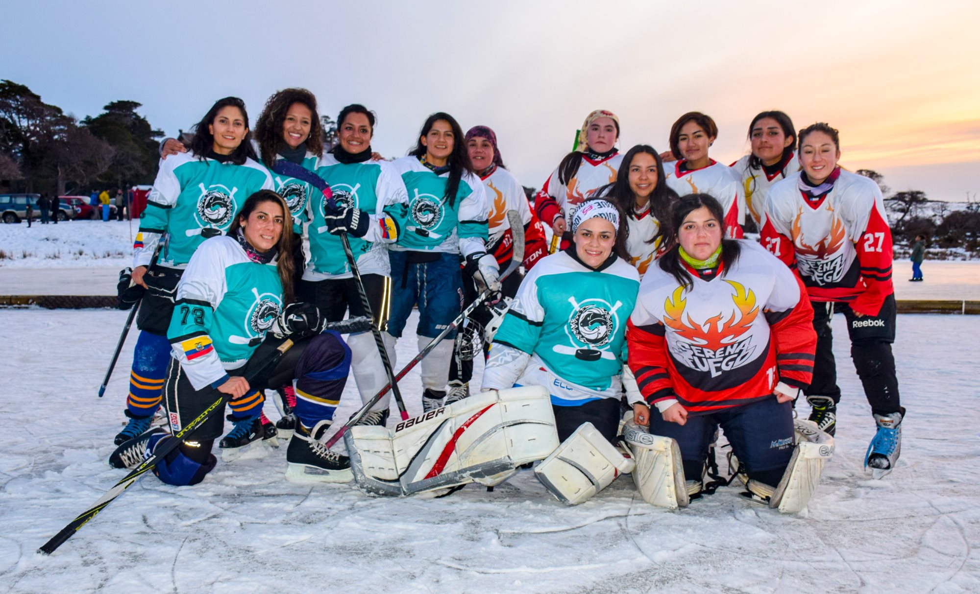 IIHF - Gallery: Ice hockey in Antarctic Chile